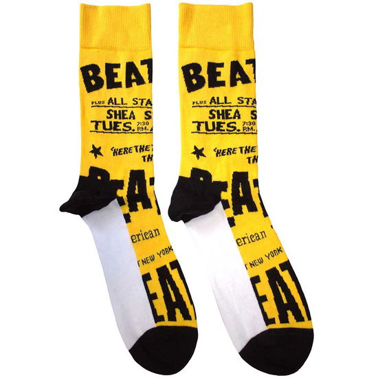 Cover for The Beatles · The Beatles Unisex Ankle Socks: USA (Yellow) (CLOTHES) (2024)