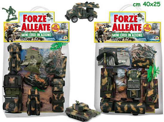 Cover for Forze Alleate · Forze Alleate - Busta Soldatini Con Accessori (Assortimento) (Toys)