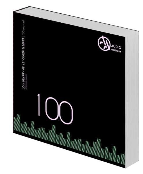 100 x 12" PE Low Density Outer Sleeves (130 Micron) - Audio Anatomy - Musik - Audio Anatomy - 9003829971293 - 2020