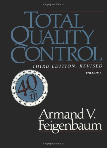 Cover for A. V. Feigenbaum · Total Quality Control, Vol. 2 (Paperback Book) (1991)