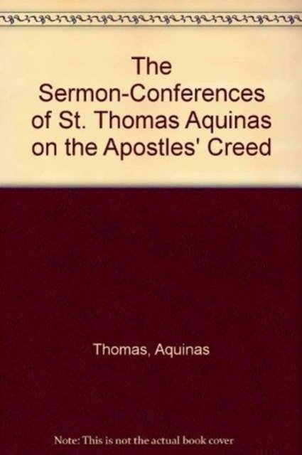 Cover for Ayo · Sermon-Conferences St. Thomas (Hardcover bog) (1990)