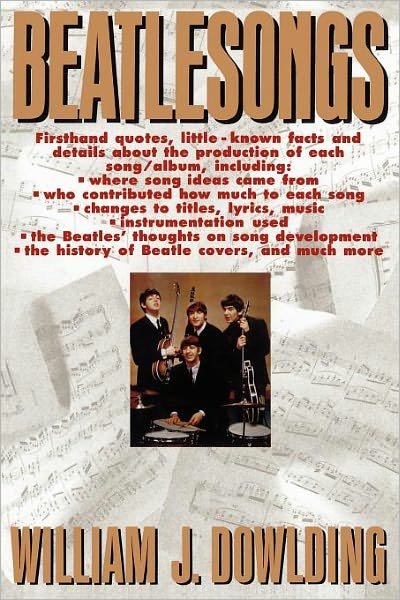 Cover for William J. Dowlding · Beatlesongs (Taschenbuch) (1989)