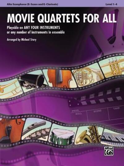 Cover for Story · Movie Quartets for All - Alto Sax (Book)