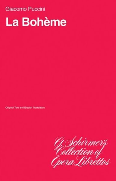 Cover for Giacomo Puccini · La Boheme (Taschenbuch) (1986)