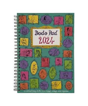 Cover for Lord Dodo · The Dodo Pad A5 Diary 2024 - Calendar Year Week to View Diary: A Diary-Organiser-Planner Book with space for up to 5 people / appointments / activities. UK made, sustainable, plastic free (Book) [58 Revised edition] (2023)