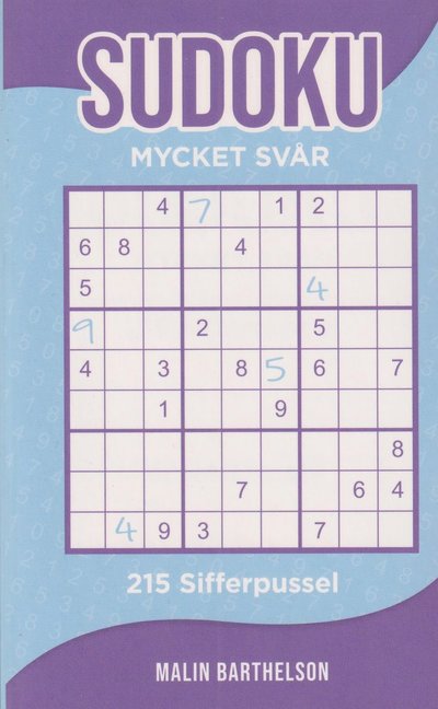 Cover for Sudoku Mycket svår (Paperback Book) (2023)