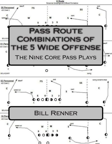 Cover for Bill Renner · Pass Route Combinations of the 5 Wide Offense: the Nine Core Pass Plays (Paperback Book) (2014)