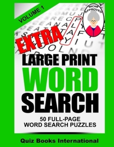 Cover for Mike Edwards · Extra Large Print Word Search Volume 1 (Taschenbuch) (2014)