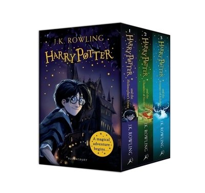 Cover for J. K. Rowling · Harry Potter 1-3 Box Set: A Magical Adventure Begins (Pocketbok) (2019)
