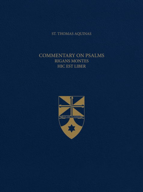 Cover for Thomas Aquinas · Commentary on Psalms - Latin-English Opera Omnia (Hardcover Book) (2022)