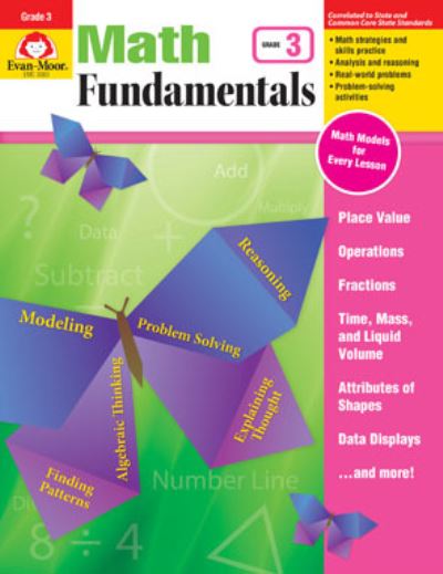 Cover for Evan-Moor Educational Publishers · Math Fundamentals, Grade 3 (Paperback Book) (2017)