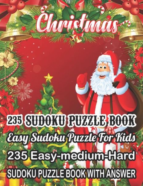 Cover for Rainbow Publishing · Christmas 235 Sudoku Puzzle Book Easy Sudoku Puzzle For Kids (Paperback Book) (2019)