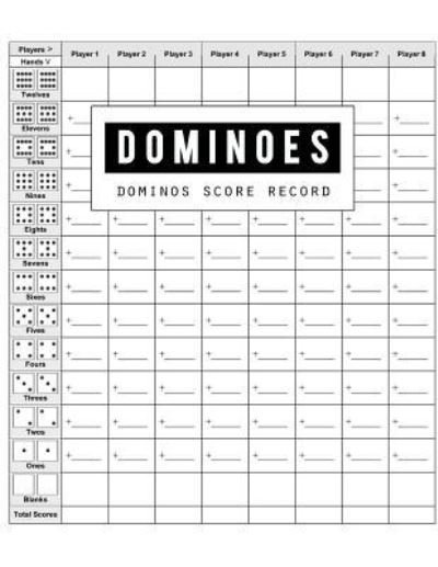 Cover for Bg Publishing · Dominoes Score Record (Taschenbuch) (2018)