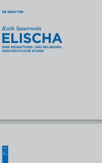 Cover for Ruth Sauerwein · Elischa (Book) (2014)