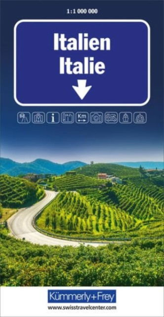 Cover for Italy - Road maps (Map) (2023)