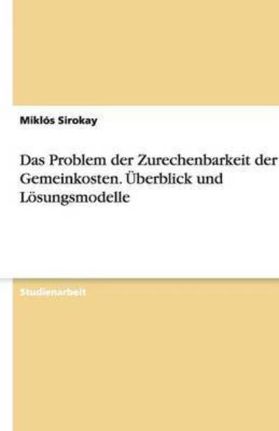 Cover for Sirokay · Das Problem der Zurechenbarkeit (Book) [German edition] (2007)