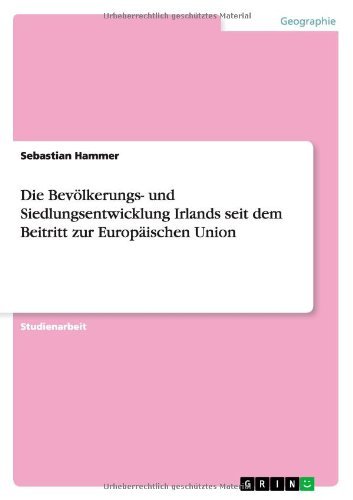 Cover for Hammer · Die Bevölkerungs- und Siedlungse (Bog) [German edition] (2011)