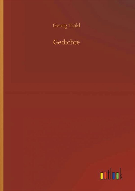 Cover for Georg Trakl · Gedichte (Innbunden bok) (2018)