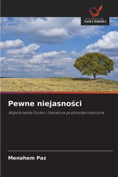 Cover for Menahem Paz · Pewne niejasno?ci (Paperback Book) (2021)