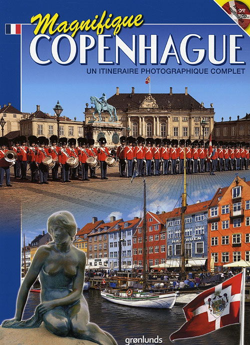 Cover for Grønlunds · Wonderful Copenhagen: Magnifique Copenhague, Fransk (2012) (bestil 9788770840392) (Bok/DVD) [4. utgave] (2012)