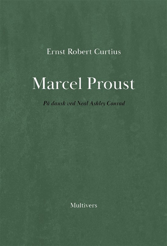 Cover for Ernst Robert Curtius · Marcel Proust (Sewn Spine Book) [1.º edición] (2022)