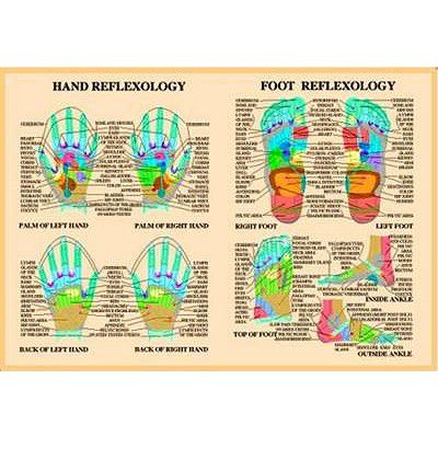 Cover for Jan van Baarle · Hand &amp; Foot Reflexology -- A2 (Plakat) (2004)