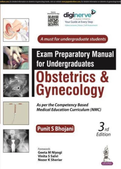 Cover for Punit S Bhojani · Exam Preparatory Manual for Undergraduates: Obstetrics &amp; Gynecology (Paperback Book) [3 Revised edition] (2023)