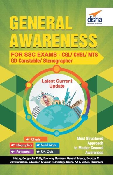 Cover for Disha Experts · General Awareness for Ssc Exams Cgl Chsl Mts Gd Constable Stenographer (Paperback Book) (2017)