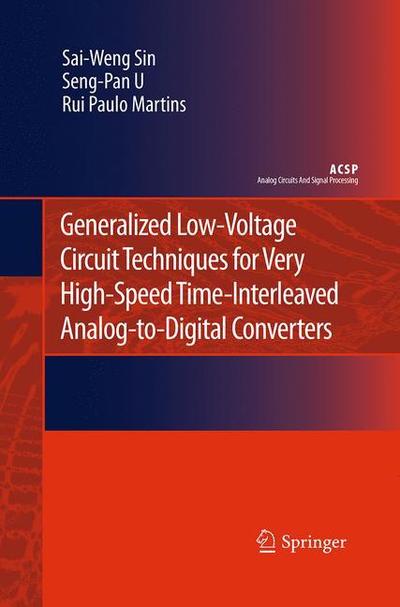 Generalized Low-Voltage Circuit Tec - Sin - Książki -  - 9789402405293 - 23 sierpnia 2016