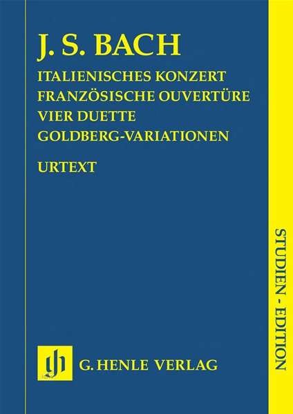 Cover for JS Bach · Ital.Konz,Franz.Ouv.Stud.HN9129 (Bog)