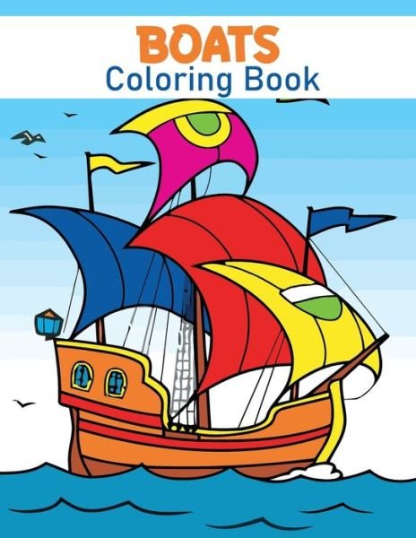 Cover for Rare Bird Books · Boats Coloring Book (Paperback Bog) (2021)