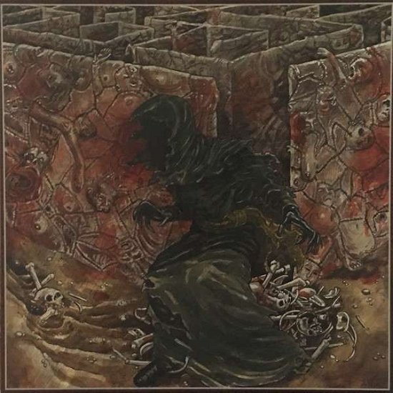 Cover for Our Place of Worship is Silence · With Inexorable Suffering (LP) [Coloured edition] (2018)