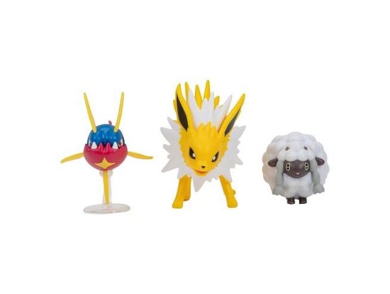 Cover for Pokemon  Battle Figure 3Figure Pack  Jolteon Carvanha  Wooloo Toys · Pokémon Battle Figure Set Figuren 3er-Pack Wolly, (Spielzeug) (2023)