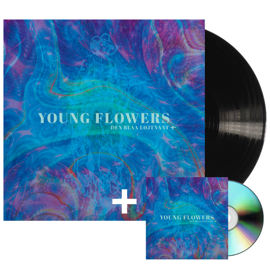 Cover for Young Flowers · Den Blaa Løjtnant (LP/CD) (2023)