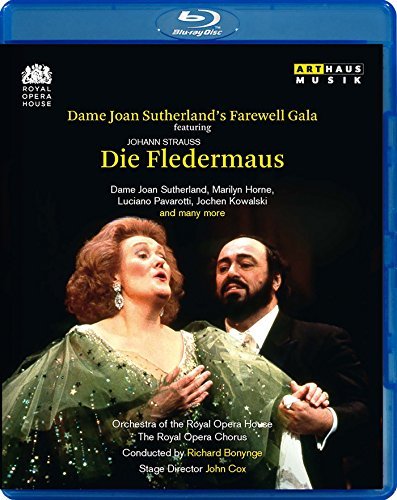 Cover for Strauss / Sutherland / Chorus &amp; Orchestra of the · Dame Joan Sutherland's Farewell Gala &amp; Performance (Blu-ray) (2015)