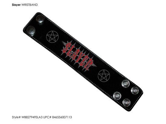 Black Wb W/ Red Logo (bracciale) - Slayer - Merchandise -  - 0846556021294 - 