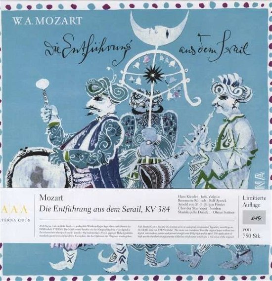 Cover for Wolfgang Amadeus Mozart · Die Entfuhrung Aus Dem Serail (LP) (2013)