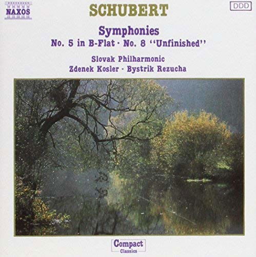 Symphonies 5 & 8 - Franz Schubert - Muzyka - NAXOS - 4005294500294 - 21 marca 1991