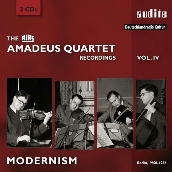Recordings - Vol 4 - Modernism - Amadeus Quartet - Musikk - AUDITE - 4022143214294 - 6. april 2015