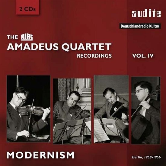 Cover for Amadeus Quartet · Recordings - Vol 4 - Modernism (CD) (2015)
