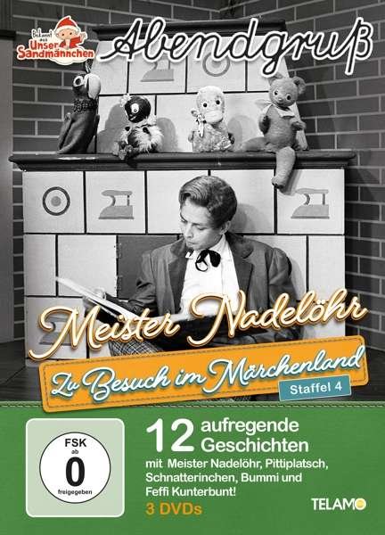 Cover for UNSER SANDMÄNNCHEN-ABENDGRUß · Meister Nadelöhr-zu Besuch Im Märchenland (Staffel4 (DVD) (2021)