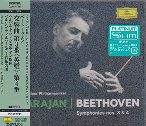 Cover for Herbert Von Karajan · Beethoven: Symphonies No. 3 &amp; 4 (CD) (2013)