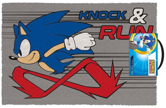 Sonic The Hedgehog - Knock And Run Doormat - Sonic the Hedgehog - Merchandise - PYRAMID - 5050293865294 - September 27, 2023