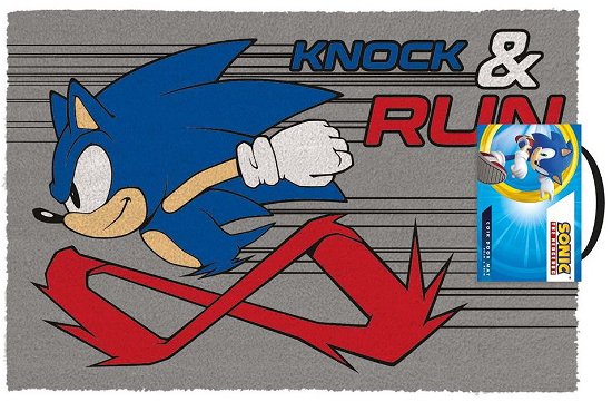 Cover for Sonic the Hedgehog · Sonic The Hedgehog - Knock And Run Doormat (Dørmatte) (2023)