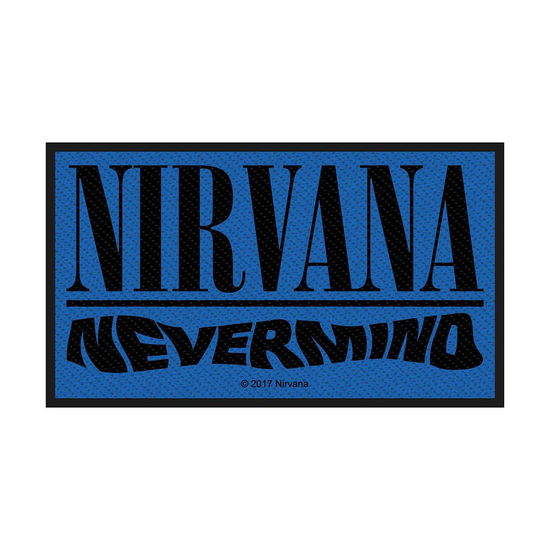 Nirvana Standard Woven Patch: Nevermind - Nirvana - Fanituote - Rockoff - 5055339784294 - maanantai 19. elokuuta 2019