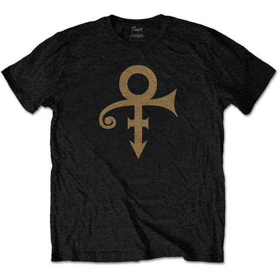 Cover for Prince · Prince Unisex T-Shirt: Symbol (Black) (T-shirt) [size XL] [Black - Unisex edition] (2017)