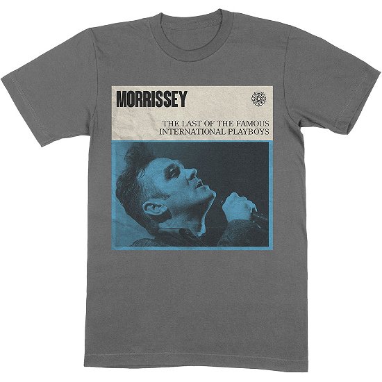 Cover for Morrissey · Morrissey Unisex T-Shirt: International Playboys (T-shirt) [size S] [Grey - Unisex edition]
