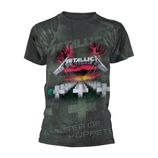 Cover for Metallica · Master of Puppets (All Over) (T-shirt) [size S] [Grey edition] (2021)