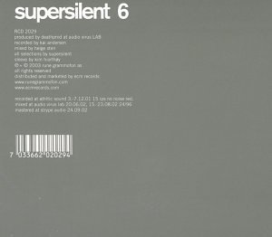 6 - Supersilent - Musiikki - RUNE GRAMMOFON - 7033662020294 - perjantai 15. tammikuuta 2010