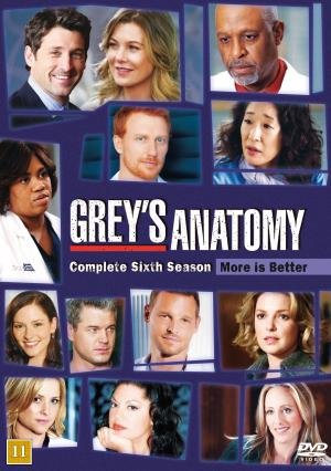 Cover for Grey’s Anatomy · Greys Anatomy / Greys Hvide Verden - Saeson 6 - DVD /tv Series /dvd (DVD) (2016)